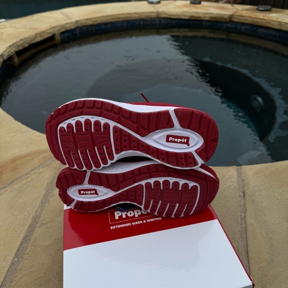Propet Red Sneakers for Everyday Comfort - Picture 8 of 12